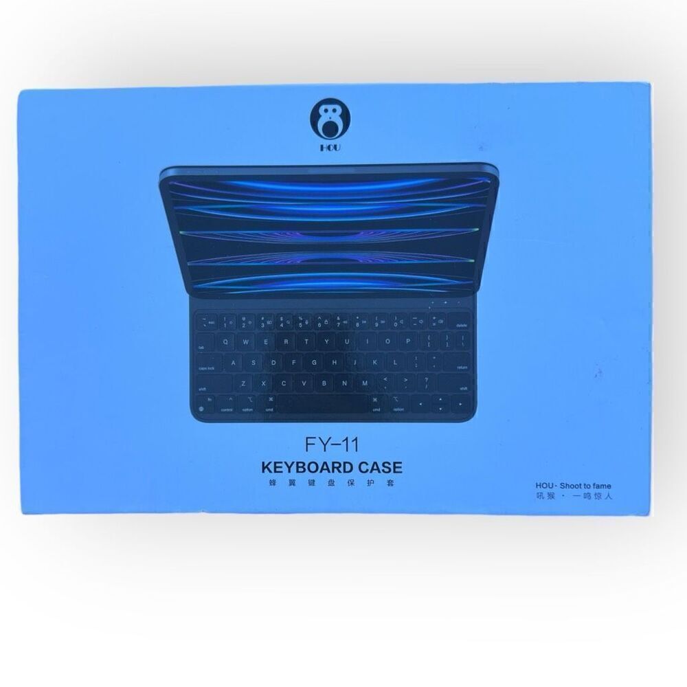 FYI-11 wireless keyboard/case deep blue fits 11inch iPad Pro 1-4 & iPad Air 4/5
